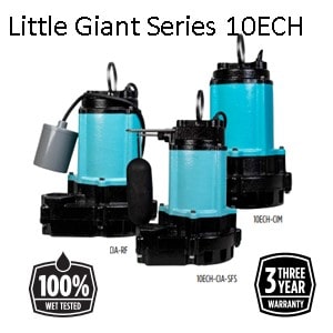 Little Giant Sump Pump Series Model 10EC